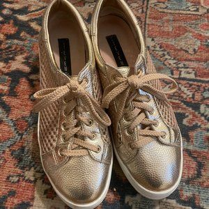 Metallic gold Steven by Steve Madden sneakers